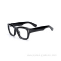 Latest Unisex Custom Logo Full Rim Thick Acetate Glasses Frames Eyewear